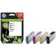 140940 HPN9J73AE Blekk HP 364 N9J73AE CMYK (4) HP 364 CMYK Ink Cartridge Combo 4-Pack